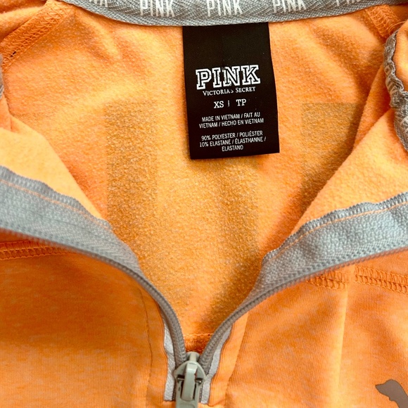 Victoria’s Secret Pink Light Orange Pullover XS - Picture 4 of 4